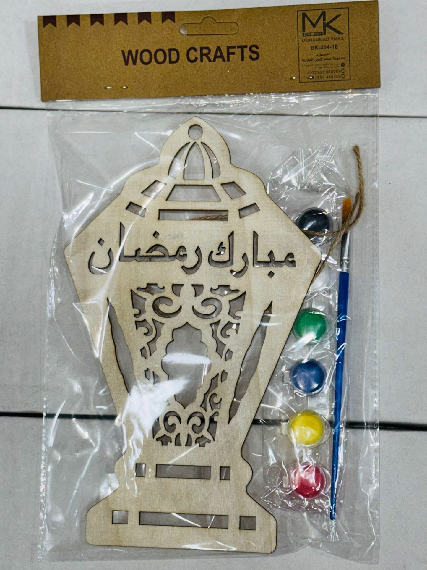 فانوس خشب مع جواش